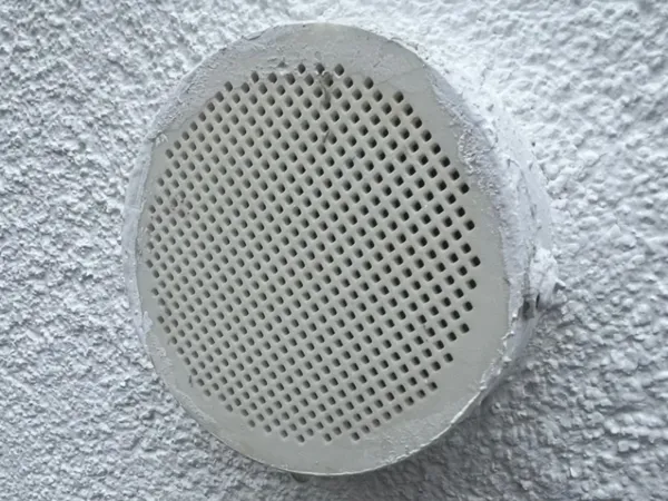 Grille de ventilation pour tuyau d'extraction 100 mm
