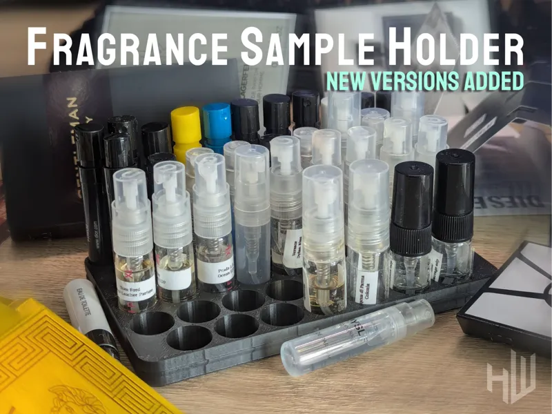 Perfume Sample Holder - 54 Slots, 4 sizes