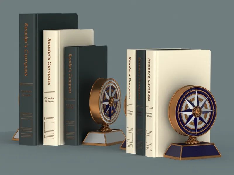 Reader's Compass ~ Bookends