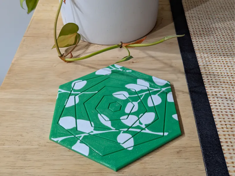 Hexa Flora Coaster