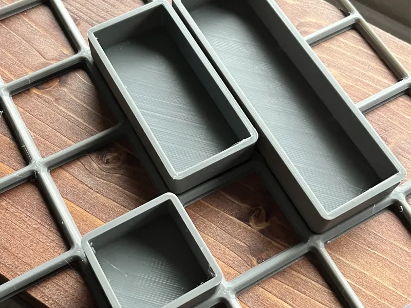 extra stabile Gridfinity Boxen in 1x1 1x2 und 1x3 