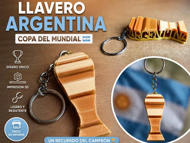 LLAVERO ARGENTINA FORMA COPA MUNDIAL
