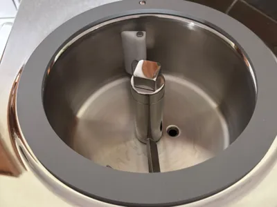 Ice Cream Machine Cube 1500 Inox Lid Simulation Ring