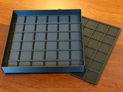 Gridfinity storage bin 6x6 4-10U 256mm bed compat
