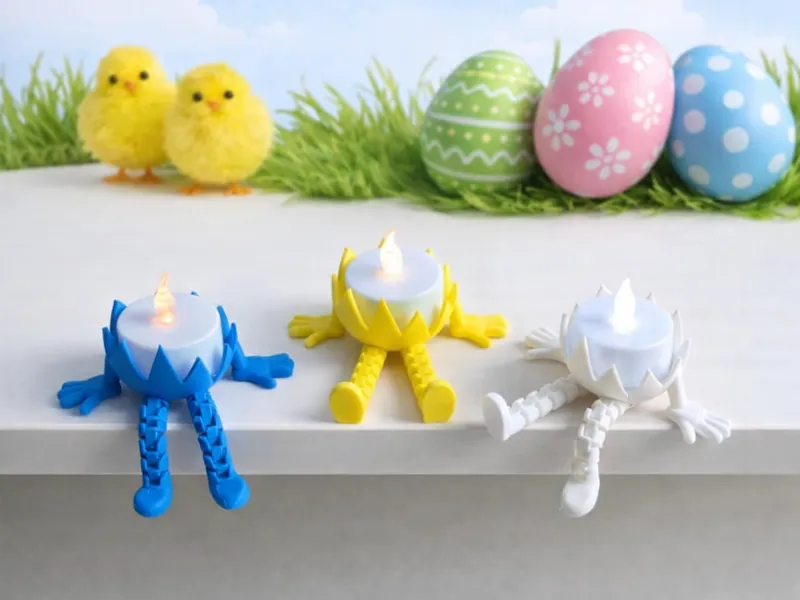 Easter Buddy Tea Light