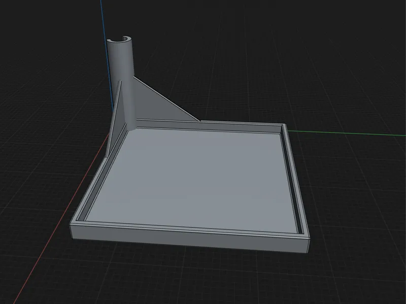 Mensola per palo da 16mm (max per A1 Mini)