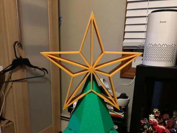 Cimier de sapin de Noël (pour sapin 1 mètre)