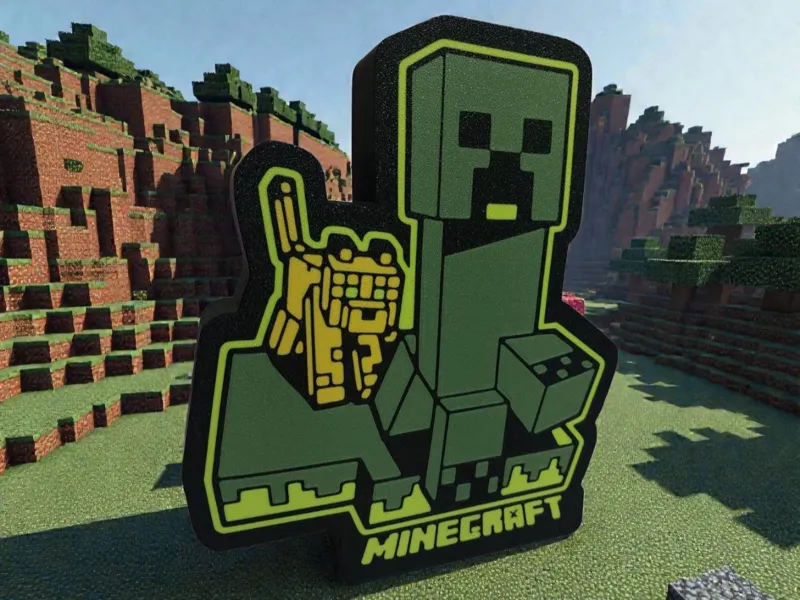 minecraft lightbox creeper