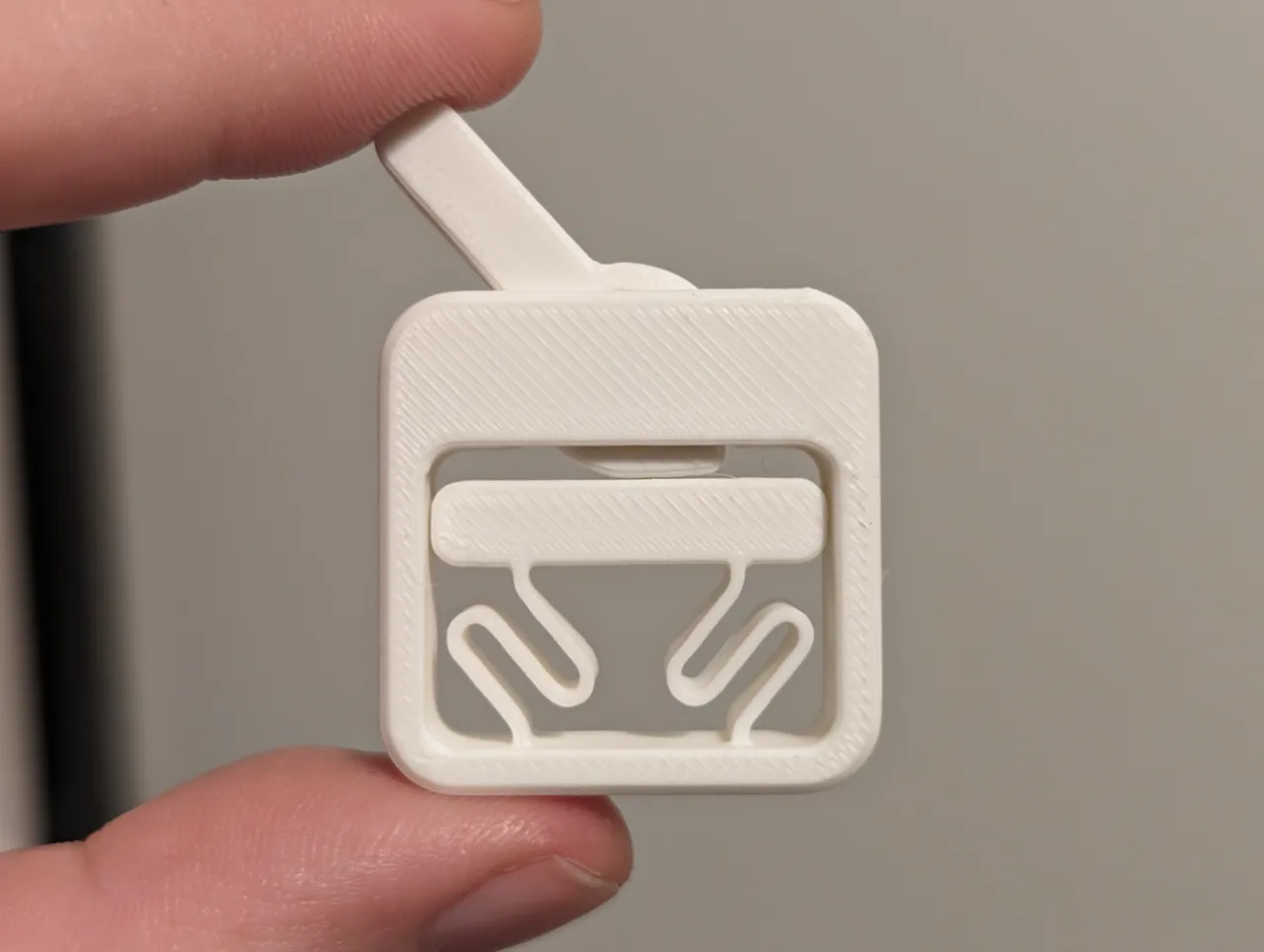 Print-in-Place Fidget Toggle Switch view 3