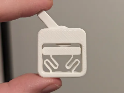 Print-in-Place Fidget Toggle Switch view 3