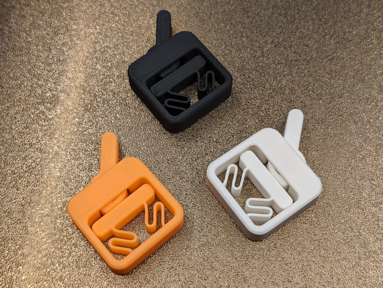 Print-in-Place Fidget Toggle Switch view 4