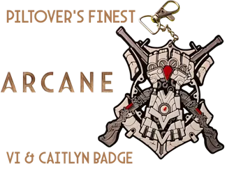 Arcane - Piltover's Finest - Vi & Caitlyn Badge