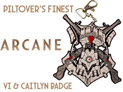 Arcane - Piltover's Finest - Vi & Caitlyn Badge