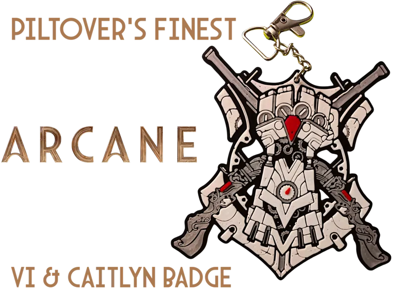 Arcane - Piltover's Finest - Vi & Caitlyn Badge