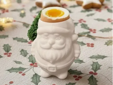 Christmas Santa Egg Cup