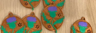 Thistle Christmas Tree Decoration 