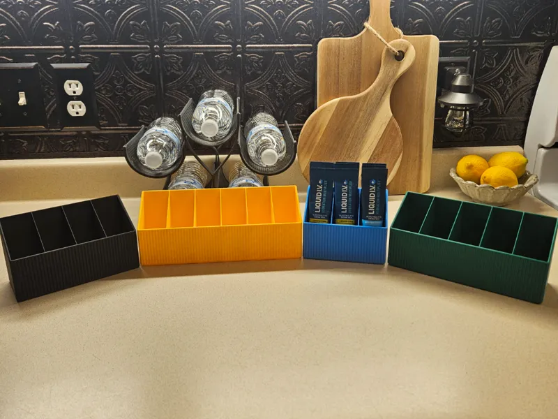 Ribbed Liquid IV Drink Mix Holders