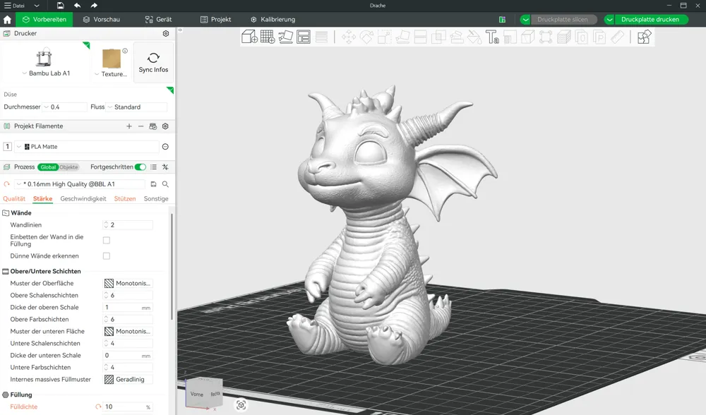 WRINKLES the Dragon - Free 3D Print Model - MakerWorld