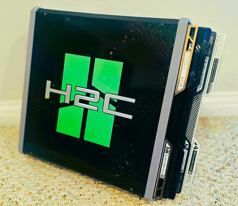 H2k Rack H2C 10 build plate rack - Free 3D Print Model - MakerWorld