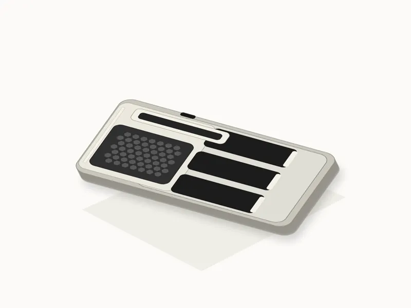 Organizer da divano per telecomandi e smartphone