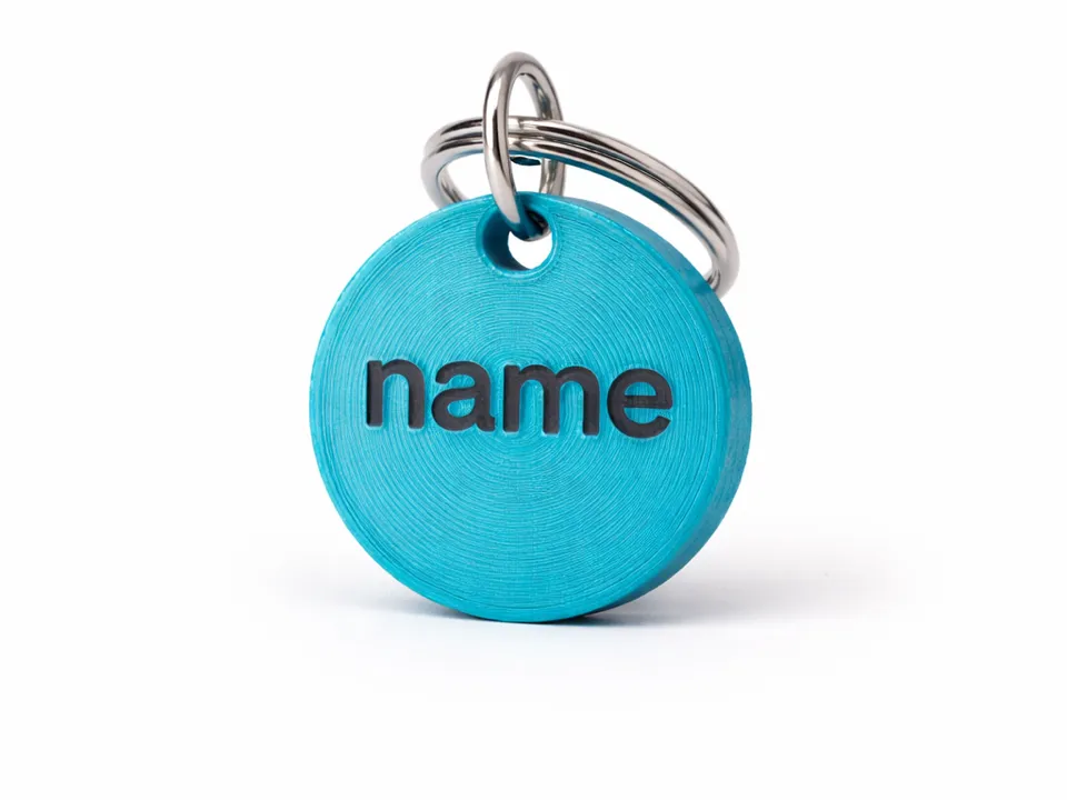 custom circle keychain - Free 3D Print Model - MakerWorld
