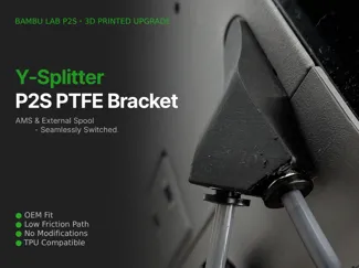 P2S PTFE tube bracket with Double/Single inlets