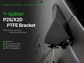 P2S/X2D PTFE tube bracket Double/Single inlets