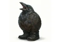 Figurine Kenku sans ailes — accessoire JDR — photo 2