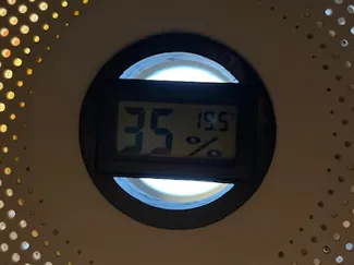 spool hygrometer maximum opening and ventilation
