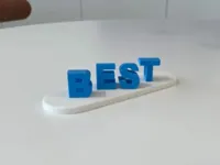 Best Dad | Multi Color | 0.2mm