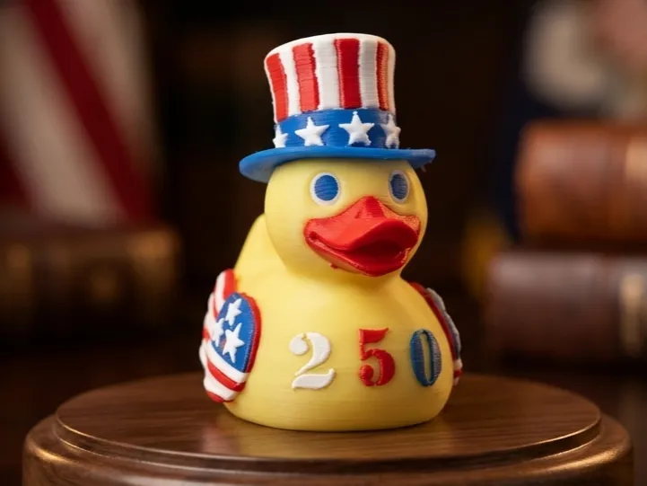 USA 250th Anniversary Duck, Cruise Jeep Duck
