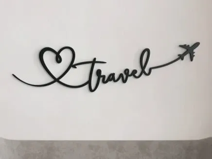 3D Wall Sticker Travel
