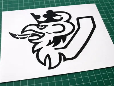 Scania V8 Car Detailing Stencil
