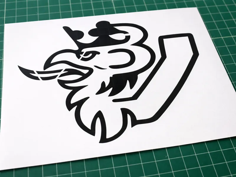 Scania V8 Car Detailing Stencil