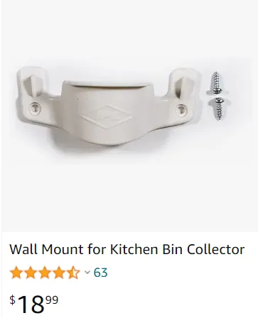7l Organics Bin Bracket
