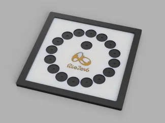 Quadro Coleção Moedas Olimpíadas 2016