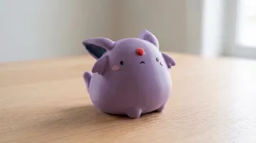 Modelo para impresión 3D: Chubby Espeon eeveelution Pokémon toy — vista de referencia 3