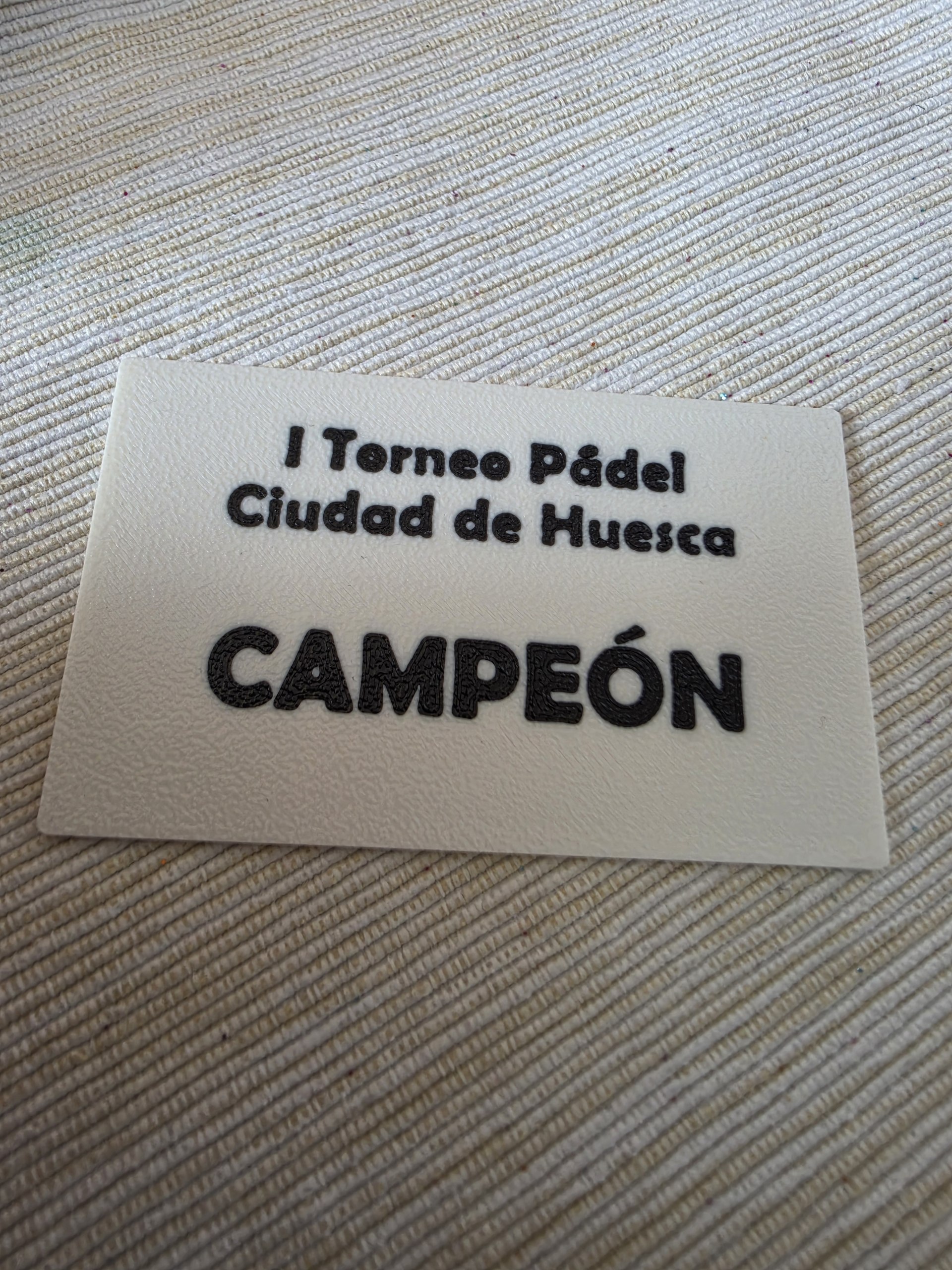 Trofeo de pádel personalizable — imagen 2 de impresión 3D