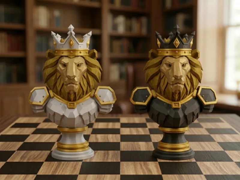The Lion King Chess Sculptures