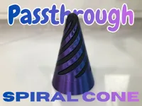 Passthrough Spiral Cone Fidget V3