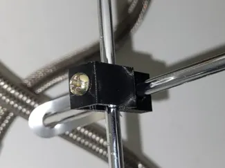 Sink liftup rod connector