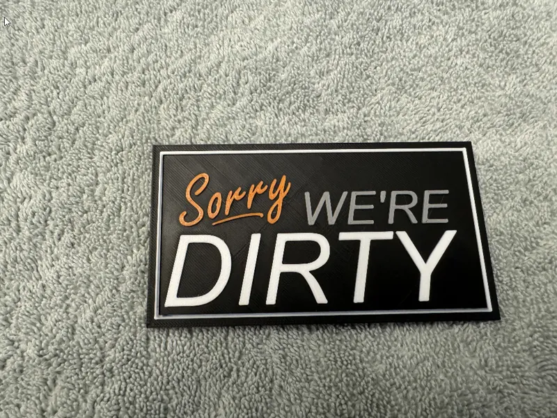 Dishwasher Magnetic Sign