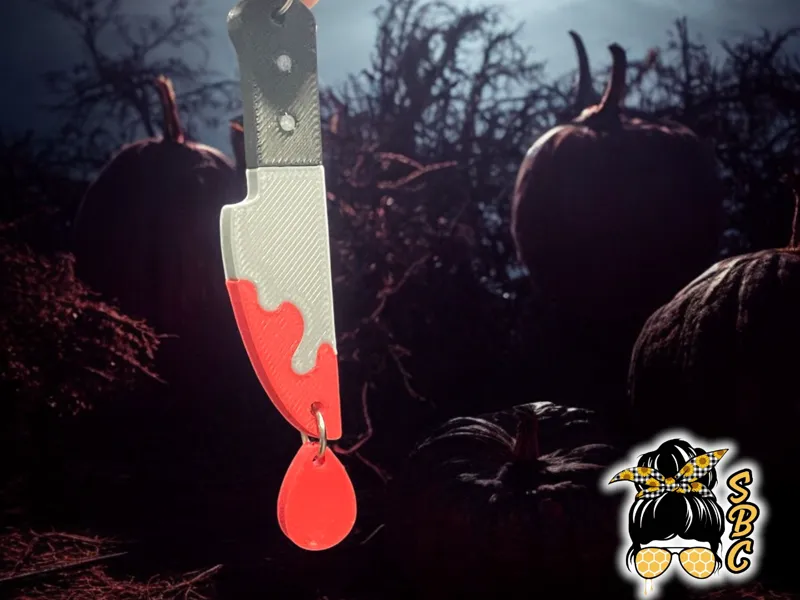 Knife Drip Keychain