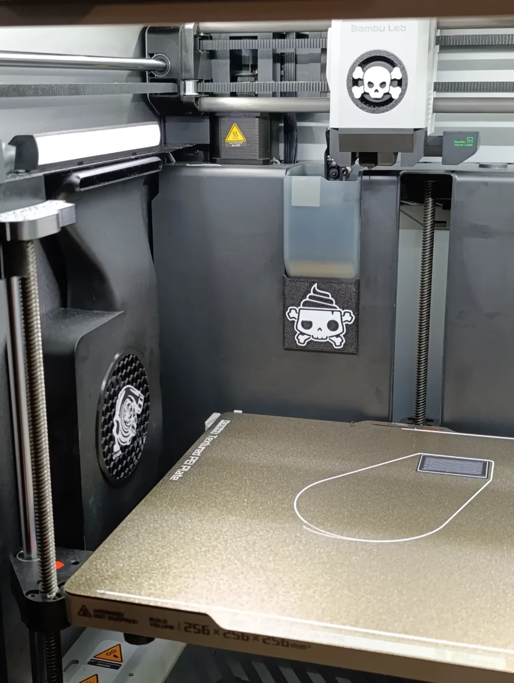 Aux TurboSkull Fan Cover X/P series Remixed by G3D Lab - MakerWorld
