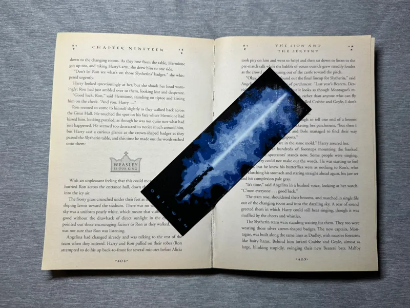 Obi-Wan Kenobi Light Saber Bookmark - Flatforge