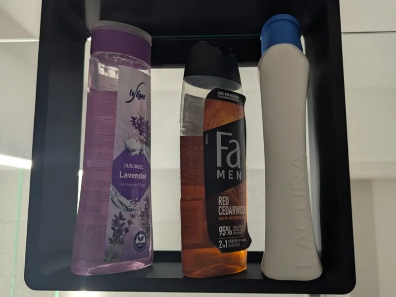 Shower shelf