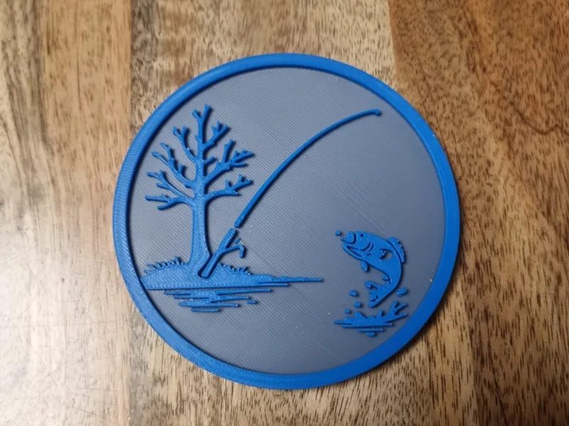 3D Printed Fishing Coaster