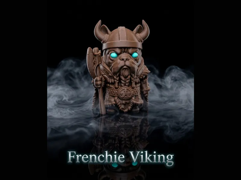 Frenchie Viking - The Berserker Frenchie