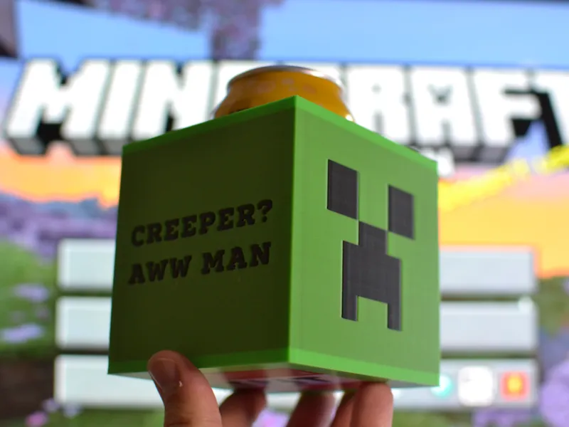Minecraft Creeper Dosenhalter