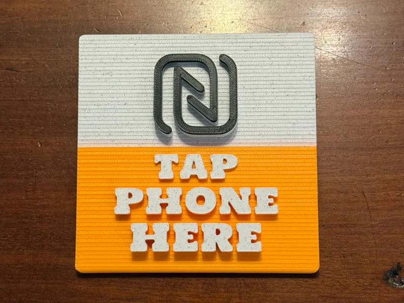 NFC counter coaster 